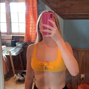 yellow bikini top!!